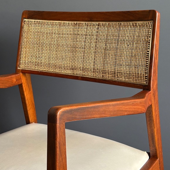 PAIR Jens Risom C140 Lounge Chairs | Original Mid Century Walnut MCM Playboy - Picture 12 of 16